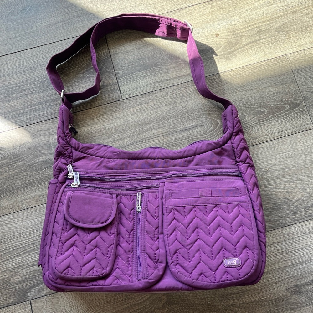 Lug Women's Purple Quilted Bag nylon